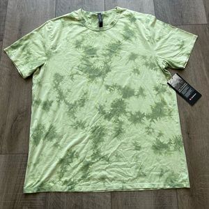 Lululemon The Fundamental T *Wash in New Tide Shibori Arctic Mint Size XL